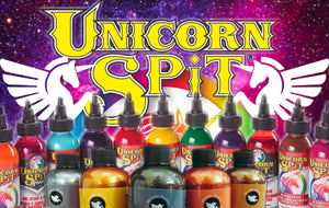 Unicorn SPiT Gel Stain & Glaze Paint in One Bundle with Famowood Glaze Coat  Kit, and Purple Turtle Products Accessory Kit (Calypso Set, 4 oz)